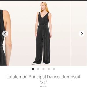 LULULEMON principal dancer Royal ballet collection jumpsuit